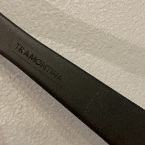 TRAMONTINA Spatula Ability Black Nylon Made In Brazil Flipper Turner Slanted  - Picture 6 of 11